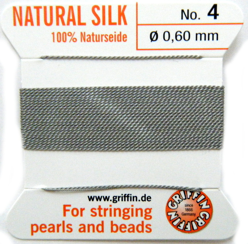 Grey 4 Griffin silk